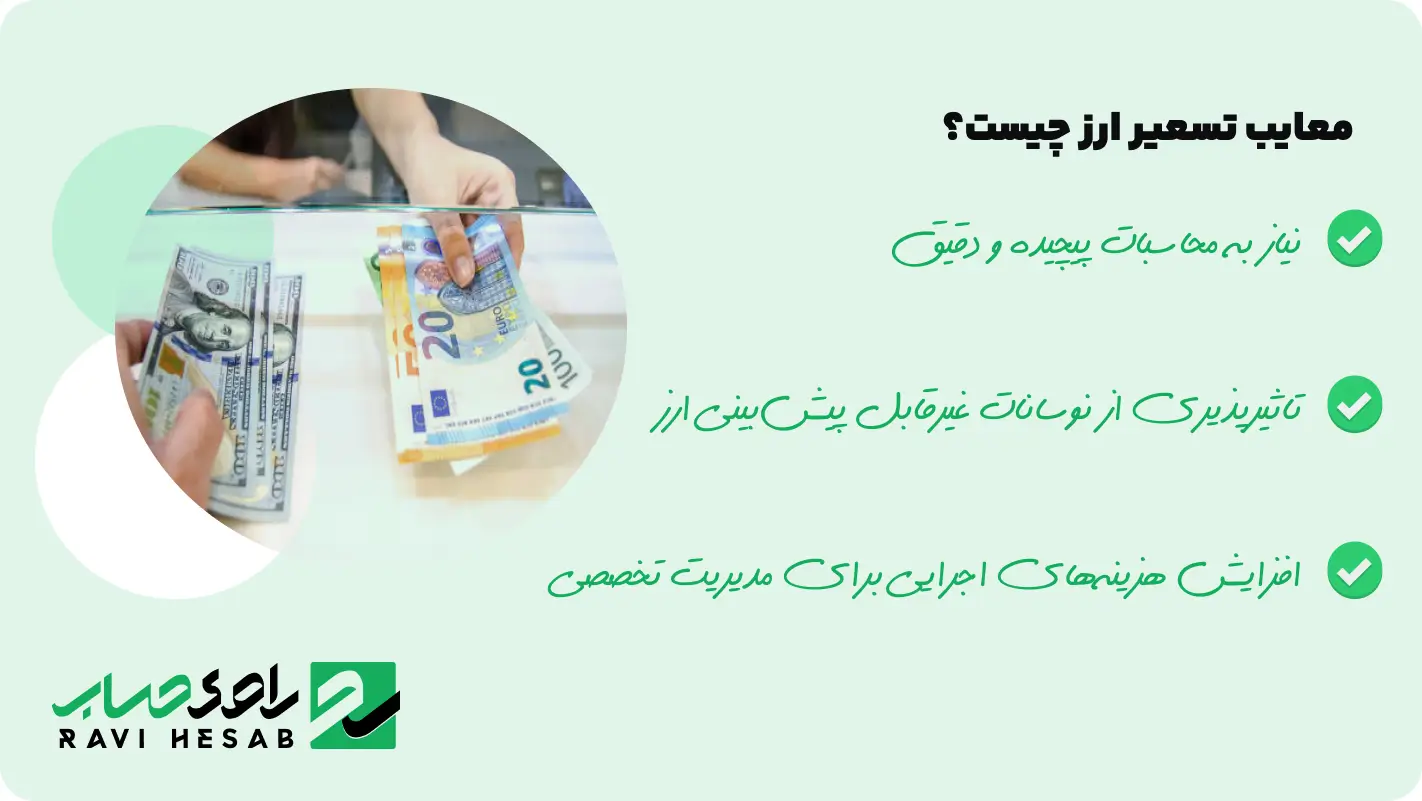 معایب تسعیر ارز